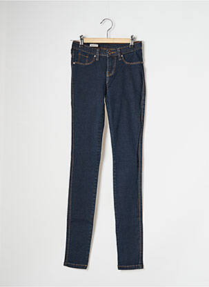 Blugi skinny țesătură brută talie joasă albastru DR DENIM femeie