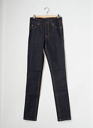 Blugi cu croială slim albastru CHEAP MONDAY femeie