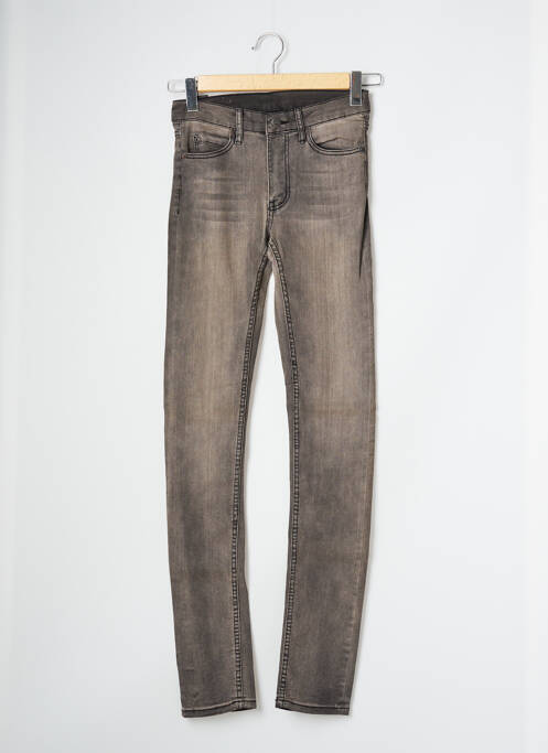 Blugi cu croială slim gri CHEAP MONDAY femeie