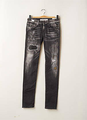 Blugi cu croială slim gri REPLAY femeie