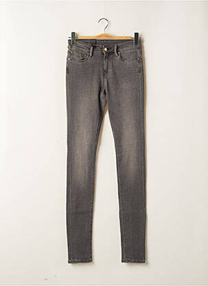 Blugi cu croială slim gri SCHOOL RAG femeie