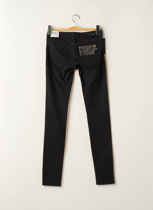 Pantalon slim negru REPLAY femeie