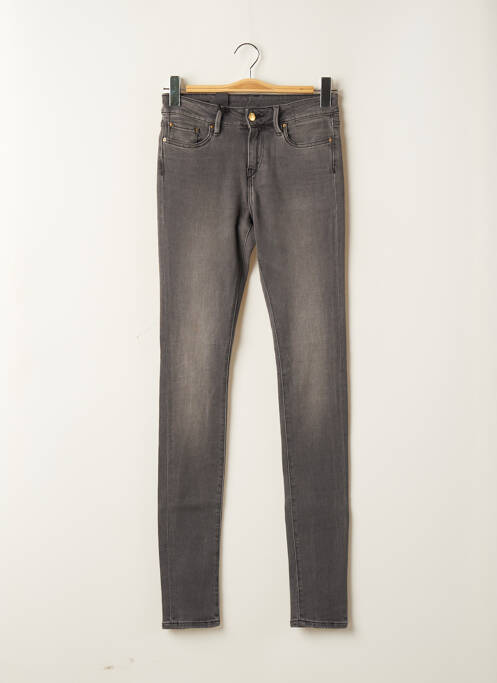 Blugi cu croială slim gri SCHOOL RAG femeie