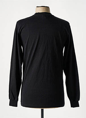 Tricou croială cambrată mâneci lungi negru NORTH HILL bărbat