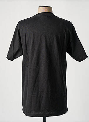 Tricou croială dreaptă mâneci scurte negru PIZZA SKATEBOARD bărbat