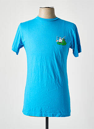 Tricou croială cambrată mâneci scurte albastru RIPNDIP bărbat