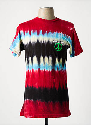 Tricou croială cambrată mâneci scurte roșu RIPNDIP bărbat