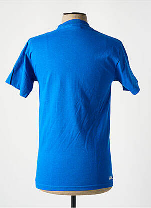 Tricou croială dreaptă mâneci scurte albastru ALIFE bărbat