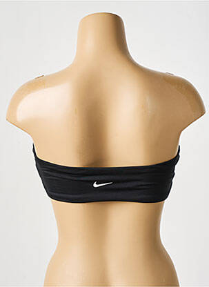 Sutien de costum de baie elasticitate top bentiță negru NIKE femeie