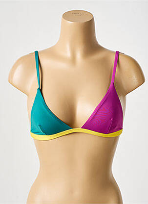 Sutien de costum de baie elasticitate top triunghiuri violet BOBO CHOSES femeie
