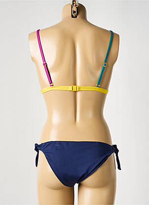 Costum de baie din două piese elasticitate top triunghiuri albastru BOBO CHOSES femeie