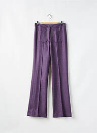 Pantalon evazat mărime normală mărime normală violet PRINT STORIES BY SOI femeie