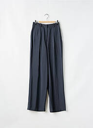 Pantalon larg talie cu cleme talie înaltă gri BA&SH femeie