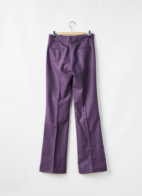 Pantalon evazat violet PRINT STORIES BY SOI femeie