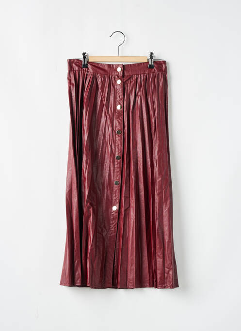 Fustă midi roșu ZARA femeie