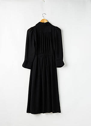 Rochie midi mâneci lungi mâneci lungi negru BA&SH femeie