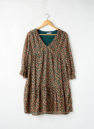 Rochie scurtă mâneci lungi mâneci lungi verde LILI & LALA femeie