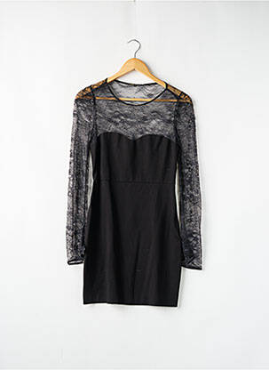 Rochie scurtă mâneci lungi mâneci lungi negru MAJE femeie