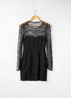 Rochie scurtă mâneci lungi mâneci lungi negru MAJE femeie