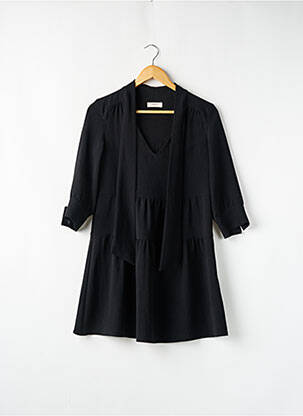 Rochie scurtă mâneci 3/4 mâneci 3/4 negru BA&SH femeie