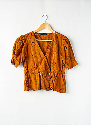 Cămașă maro ZARA femeie