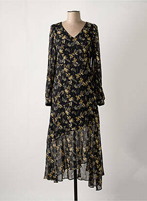 Rochie lungă negru LE TEMPS DES COULEURS femeie