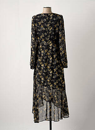 Rochie lungă negru LE TEMPS DES COULEURS femeie
