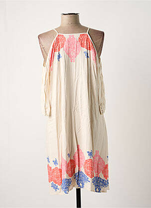 Rochie midi roz VERO MODA femeie