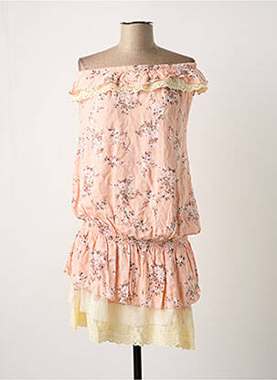 Rochie scurtă roz LOLA ESPELETA femeie