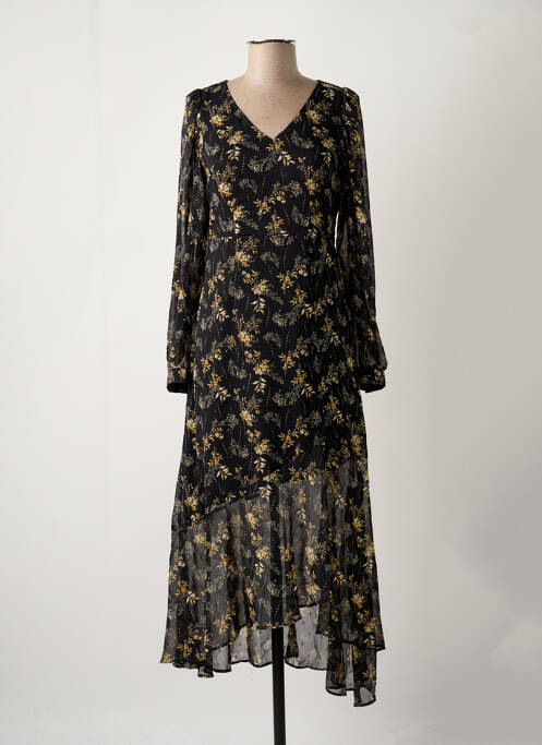 Rochie lungă negru LE TEMPS DES COULEURS femeie