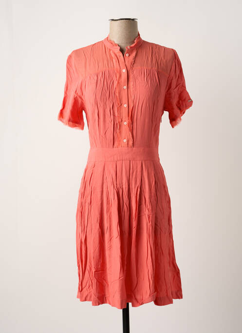 Rochie midi portocaliu TOMMY HILFIGER femeie