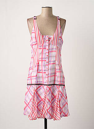 Rochie midi roz LOLA ESPELETA femeie