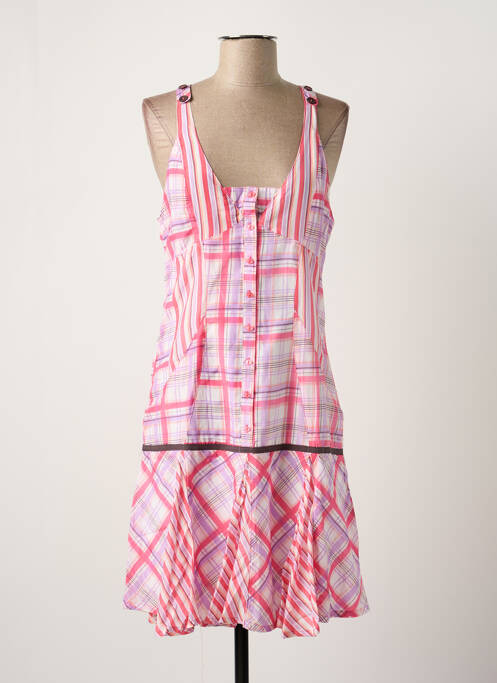 Rochie midi roz LOLA ESPELETA femeie