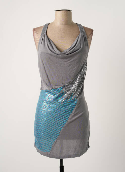 Tunică fără mâneci gri ONLY femeie