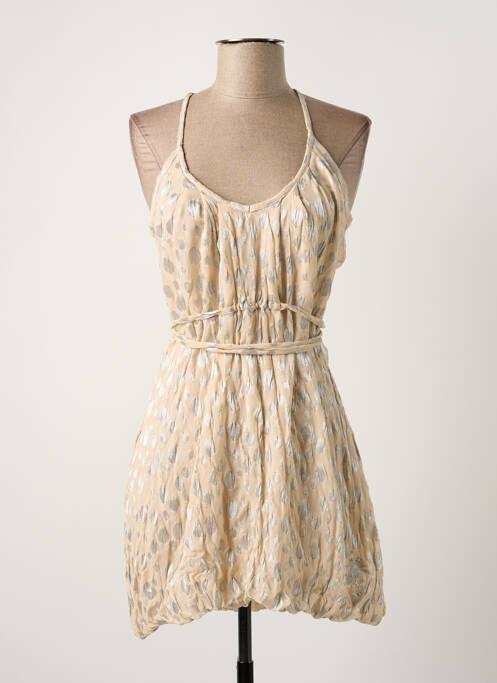 Tunică mâneci lungi bej CHILLI COUTURE femeie