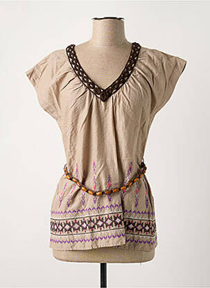 Top bej VERO MODA femeie