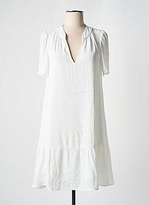 Rochie midi alb LES P'TITES BOMBES femeie