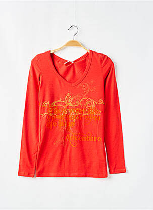 Tricou portocalie ICHI femeie