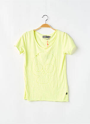 Tricou galben LE TEMPS DES CERISES femeie