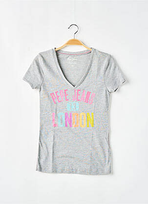 Tricou gri PEPE JEANS femeie