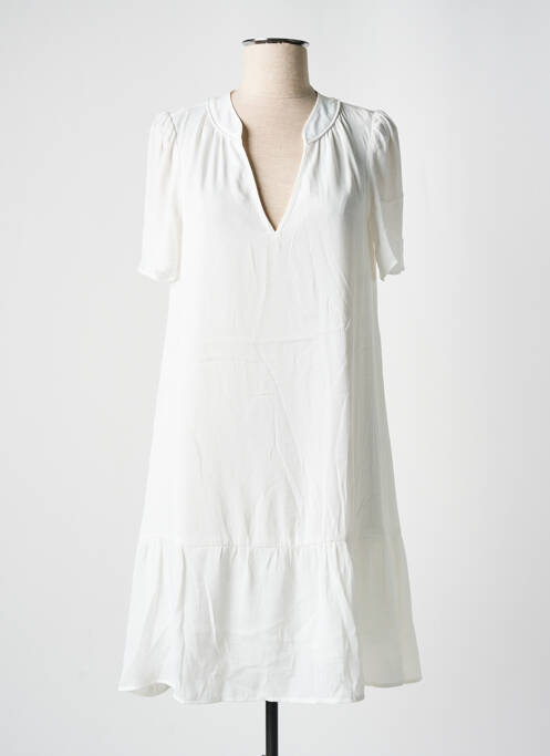 Rochie midi alb LES P'TITES BOMBES femeie