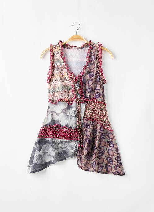 Tunică fără mâneci roz FUGA femeie