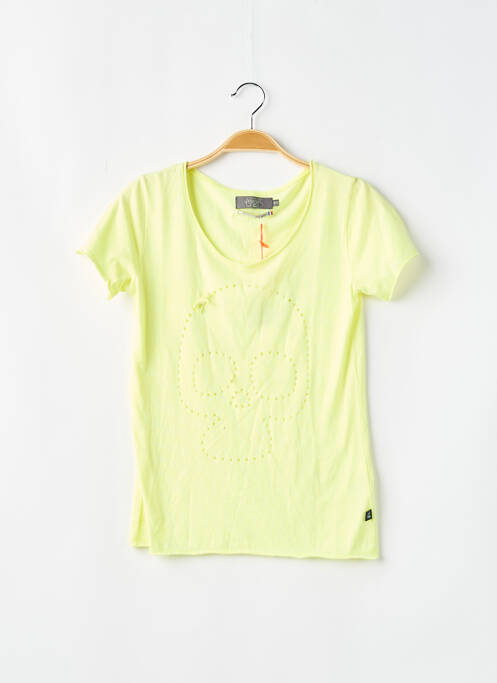 Tricou galben LE TEMPS DES CERISES femeie