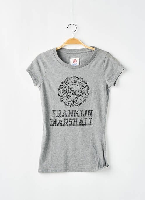 Tricou gri FRANKLIN MARSHALL femeie