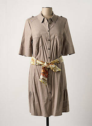 Rochie midi gri K'TENDANCES femeie