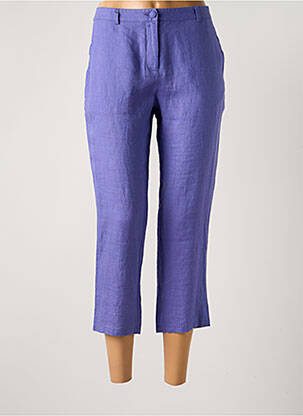 Pantalon trei sferturi violet DEVERNOIS femeie