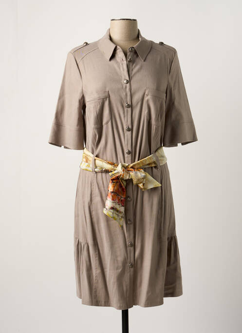 Rochie midi gri K'TENDANCES femeie