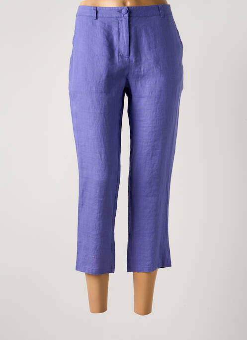 Pantalon trei sferturi violet DEVERNOIS femeie