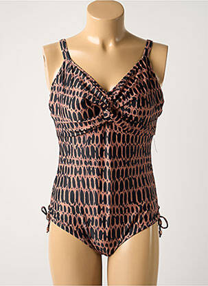 Costum de baie dintr-o singură piesă maro FANTASIE femeie