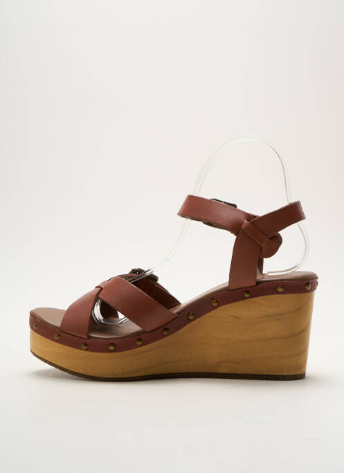 Sandale/Pantofi decupați maro PALLADIUM femeie